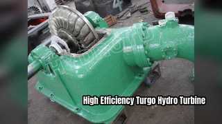 โซลูชันพลังงาน Turgo Hydro Turbine 100KW ถึง 2000KW ที่มีประสิทธิภาพ