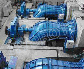 เครื่องกําเนิดเรือนไฮโดรไฮโดรไทป์แบบ S แบบแนวราบ พร้อมใบเหล็กไร้ขัด