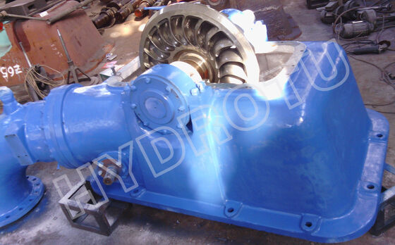 กังหันน้ำ Turgo ที่ให้กำลังขับสูงสุด 100KW-2000KW รางสแตนเลส และประสิทธิภาพ 88% สำหรับโรงไฟฟ้าพลังน้ำ