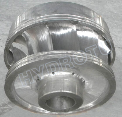 Adaptable Francis Turbine Runner สแตนเลสสตีล 10 ม. - 300 ม. ส่วนประกอบพลังน้ำช่วงศีรษะ