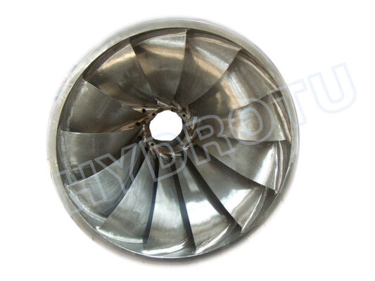 100KW-20MW Francis Turbine Runner การกำหนดค่าเพลาแนวตั้งแนวนอนสถานีไฟฟ้าพลังน้ำ