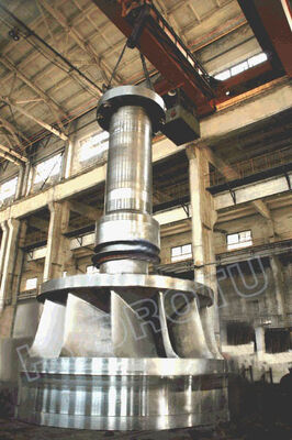 0Cr13Ni4Mo วัสดุฟรานซิสกังหันนักวิ่งกำลังไฟฟ้ากำลังการผลิต 100KW-200MW