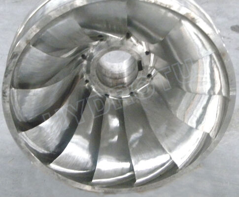 แนวนอนแนวตั้งที่กำหนดค่าได้ Francis Turbine Runner ส่วนประกอบสถานีไฟฟ้าพลังน้ำ 100KW-20MW